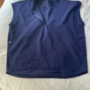 Figs Deep Blue Technical Collection Top